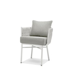Dining Arm Chair Style 1 White